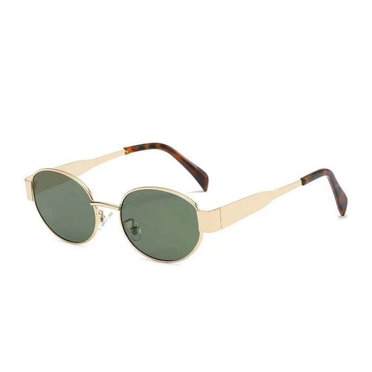 Metal Oval Sunglasses